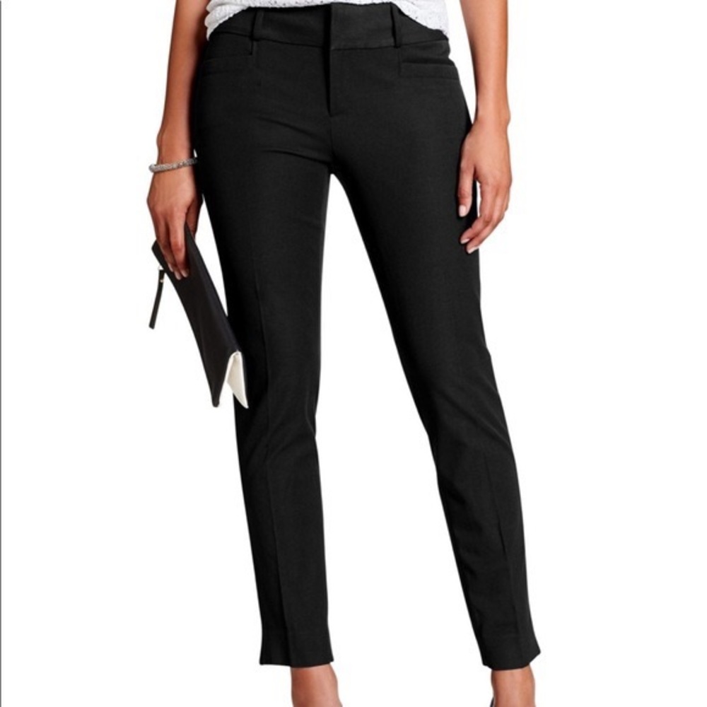 banana republic jackson fit pants in black